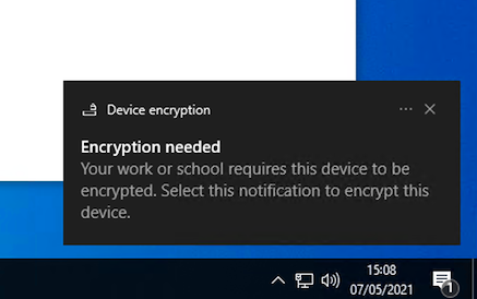 推送到已註冊 Intune 的裝置上的政策範例